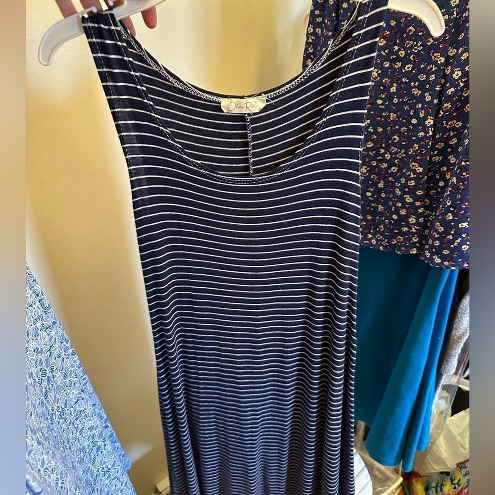 Women’s dress size S, navy blue